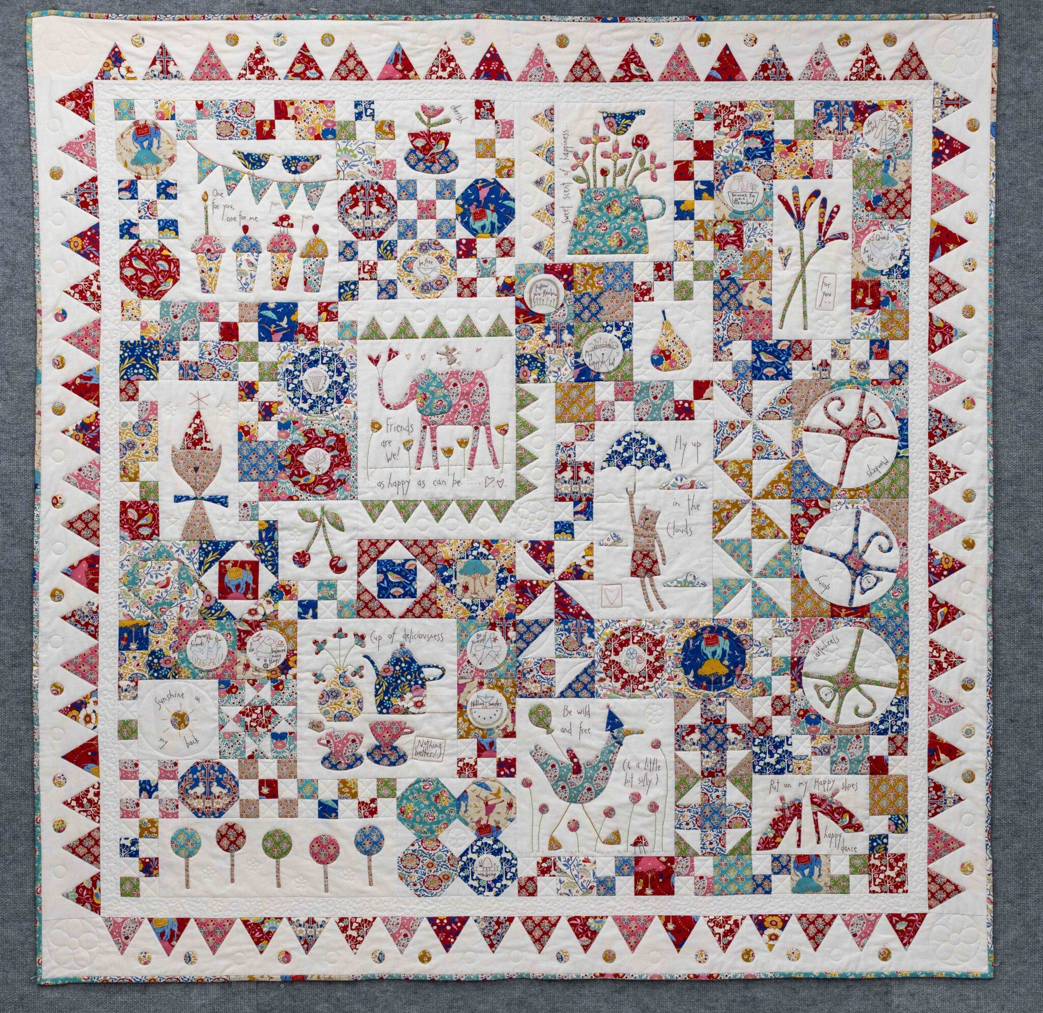 Sunshine and Lollipops BOM 2024 kit LaMaison Quilting